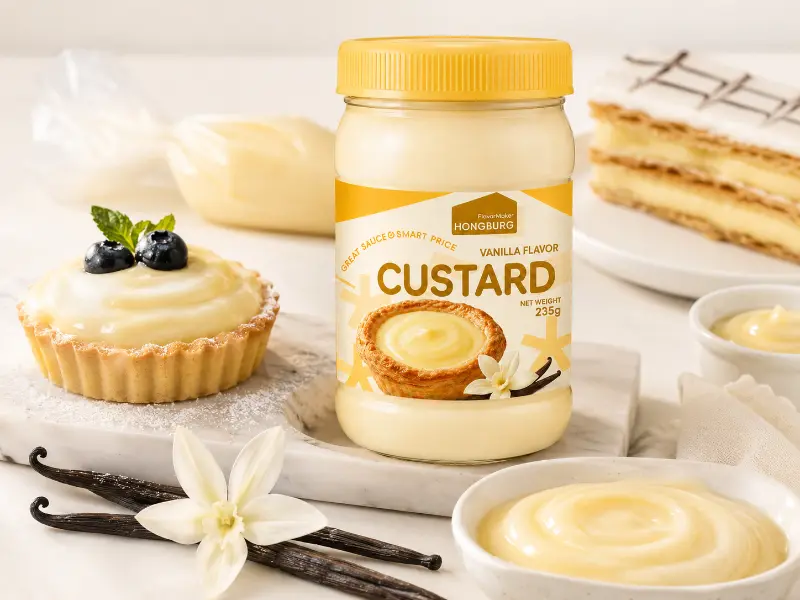 Smooth Vanilla Custard Sauce