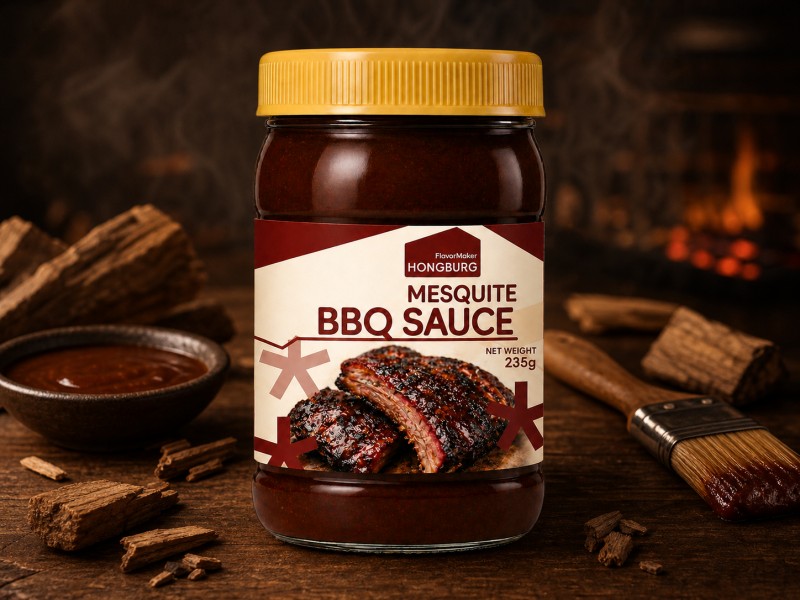 Mesquite BBQ saltsa ketuaren zapore aberatsarekin