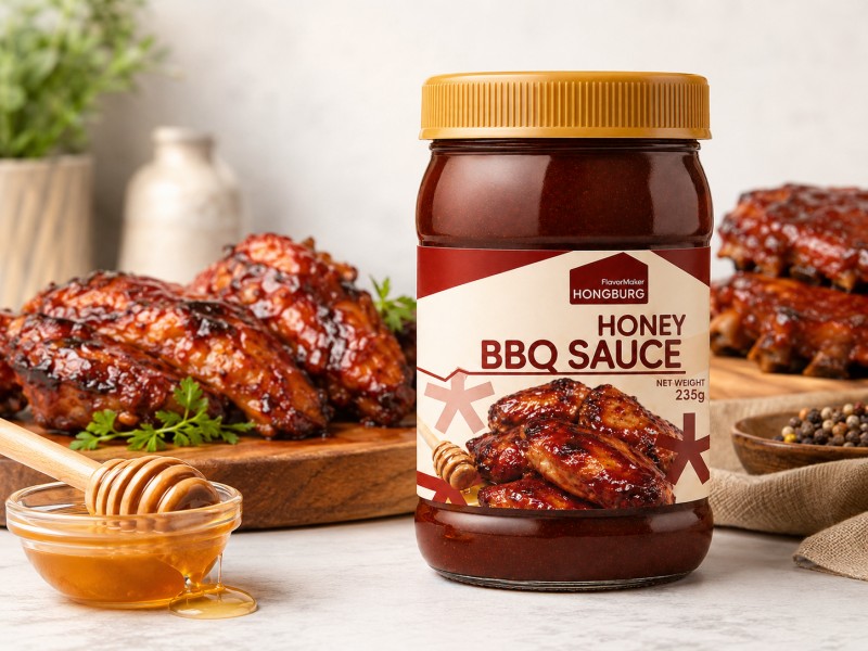 Ezti gozo aberatsa BBQ saltsa