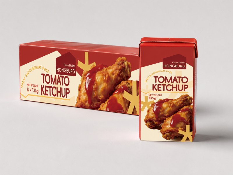 Tomate Ketchup Tetra Pak-en